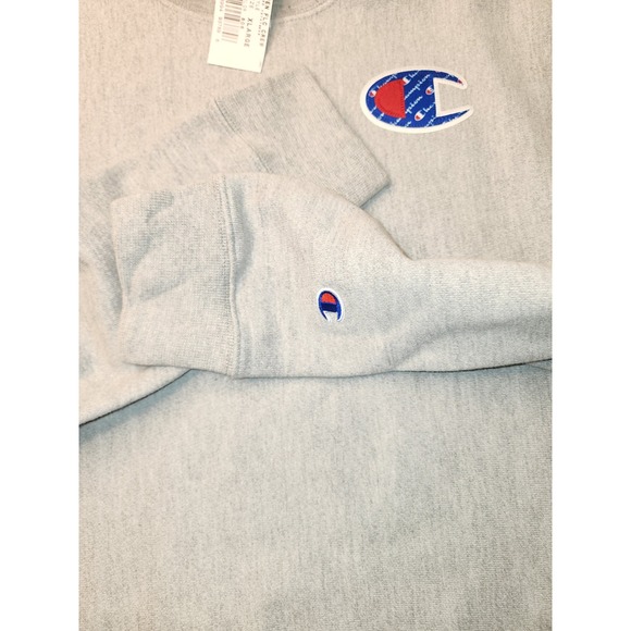 Champion Reverse Weave Women's Crewneck Sweatshirt Oxford Gray‎ Extra Large XL - Picture 4 of 7